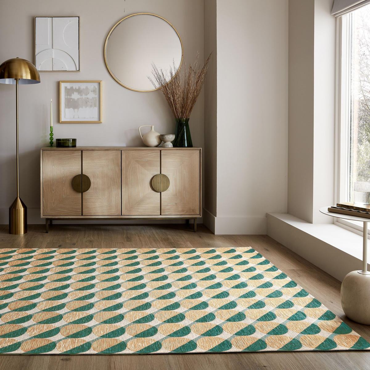 TEPPICH COQUET 120/170 cm - Grün, Textil (170/120cm) - KADIMA DESIGN