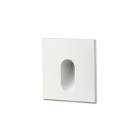 EINBAULEUCHTE MEMPHIS SQ Wand Weiß 3 W - Weiß, Metall (9/9/12cm) - Rendl