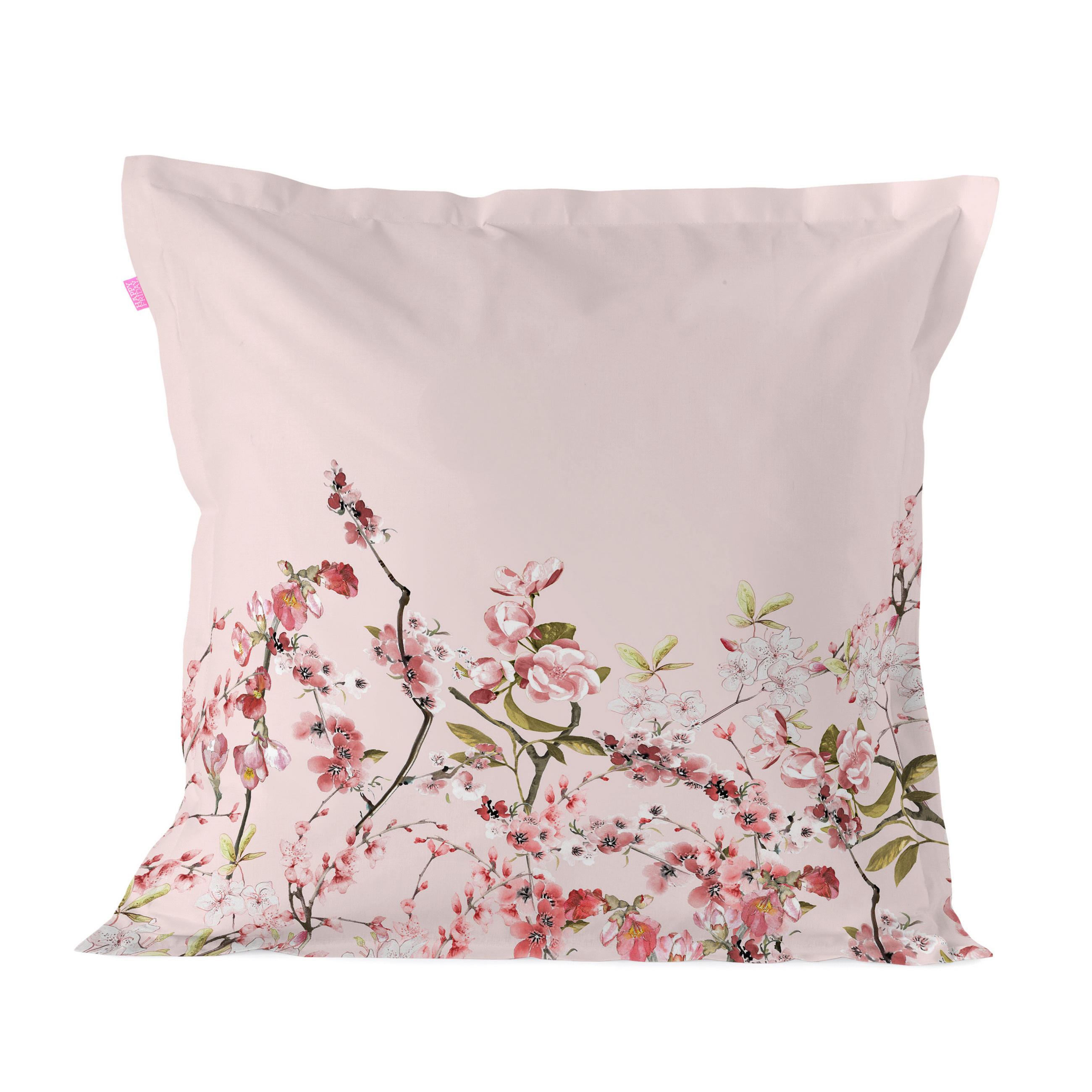 KISSENBEZUG chinoiserie rose 80x80 cm mehrfarbig - Multicolor, Textil (80/80cm) - Happy Friday