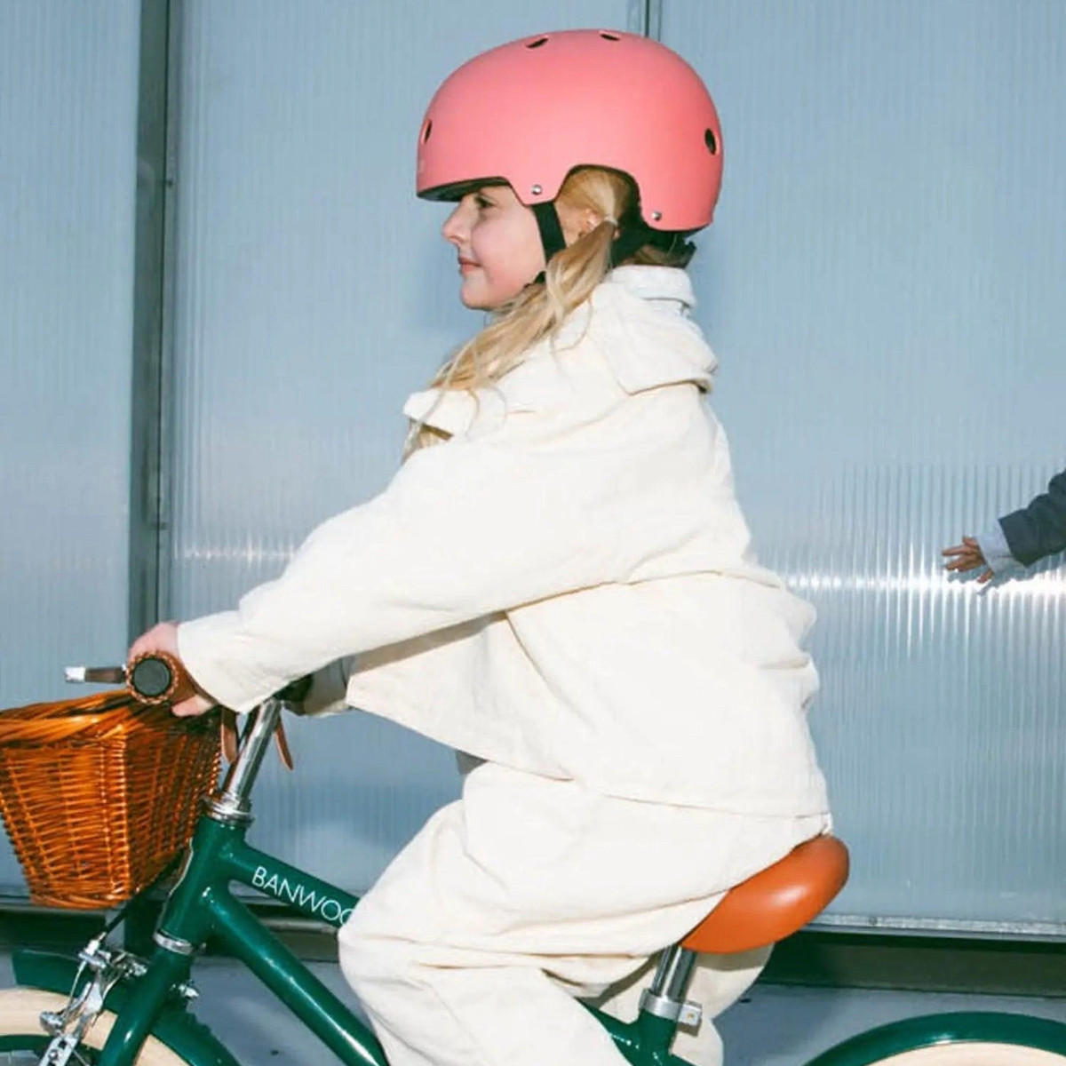 FAHRRADHELM für Kinder 3-7 Jahre, Koralle - Koralle, Kunststoff (21/24cm) - Banwood