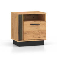NOČNÝ STOLÍK Solal Drevo - hnedá, kompozitné drevo (50/55/35cm) - Petits-meubles