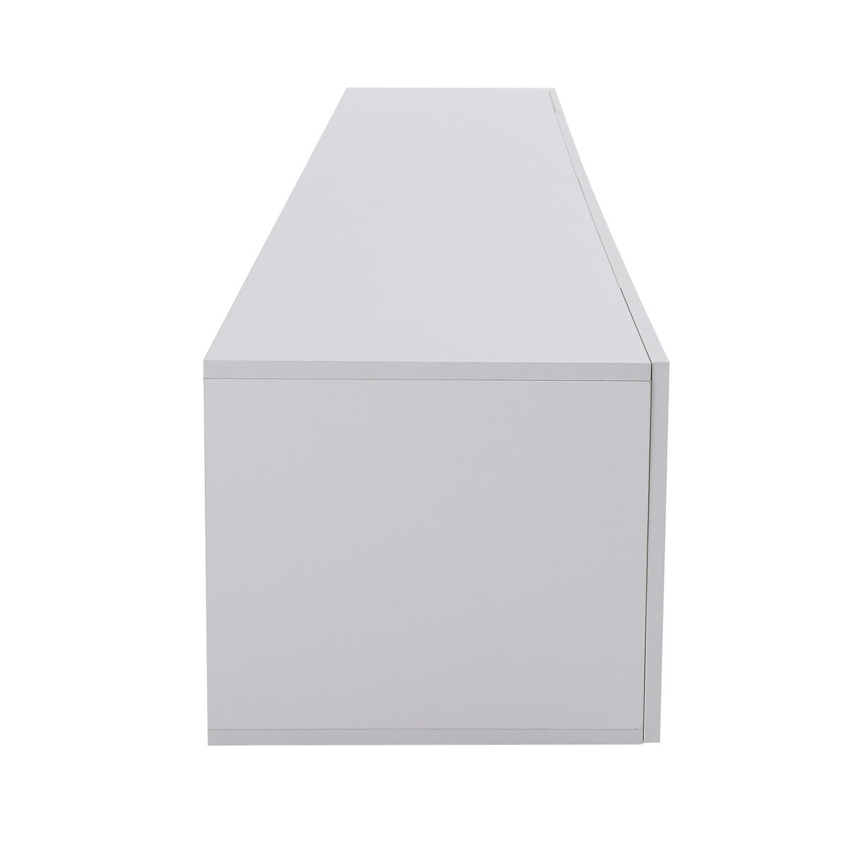 TV-BOARD Weiß 240/38.5/35.5 cm mit LED-Beleuchtung - Weiß, Holzwerkstoff (240/35.5/38.5cm) - PANGIVO