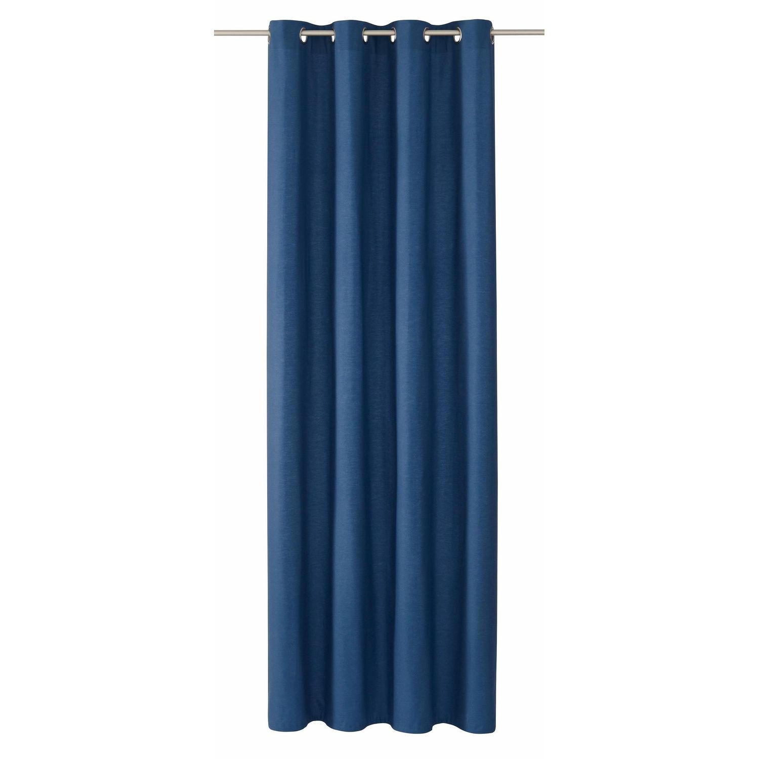 ÖSENVORHANG DOVE Blickdicht - Robinienfarben, Textil (140/0.5/245cm) - Tom Tailor
