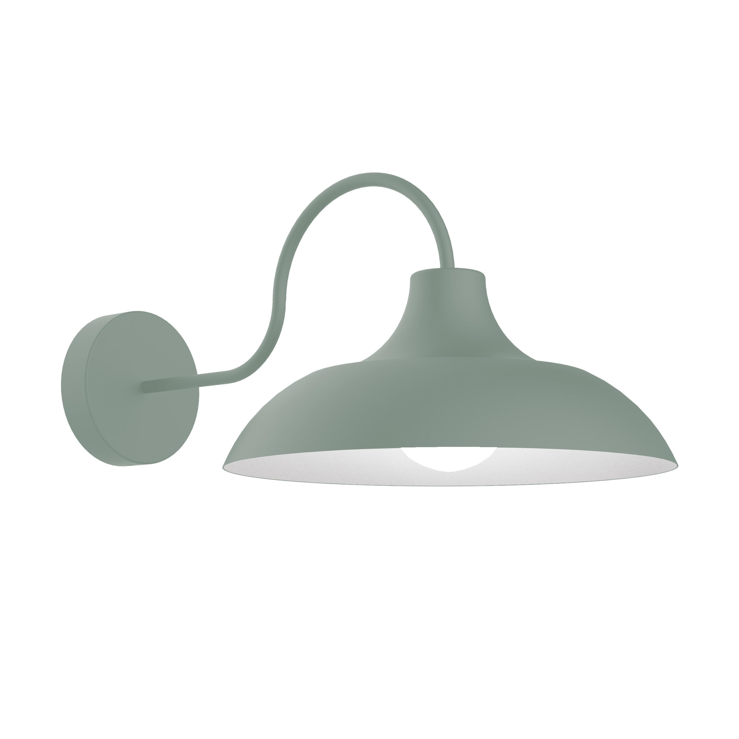 WANDLEUCHTE - Grün, Metall (30/21.5/47.5cm) - Lumicom