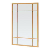 WANDSPIEGEL Colobraro - Goldfarben, Glas/Holzwerkstoff (60/90/1.8cm) - [en.casa]