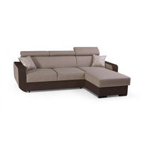 ECKSOFA - Pedro - Tofii - Haselnussfarben, Textil (236/165cm) - Möblo