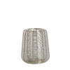 WINDLICHT Adeta Silber Ø18/21 cm - Silberfarben, Metall (18/21/18cm) - Light & Living