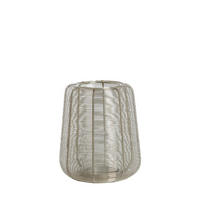 WINDLICHT Adeta Silber Ø18/21 cm - Silberfarben, Metall (18/21/18cm) - Light & Living