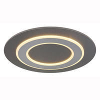LED DECKENLEUCHTE Jayden Metall Anthrazit - Anthrazit, Metall (48/48/4.6cm) - Globo Lighting