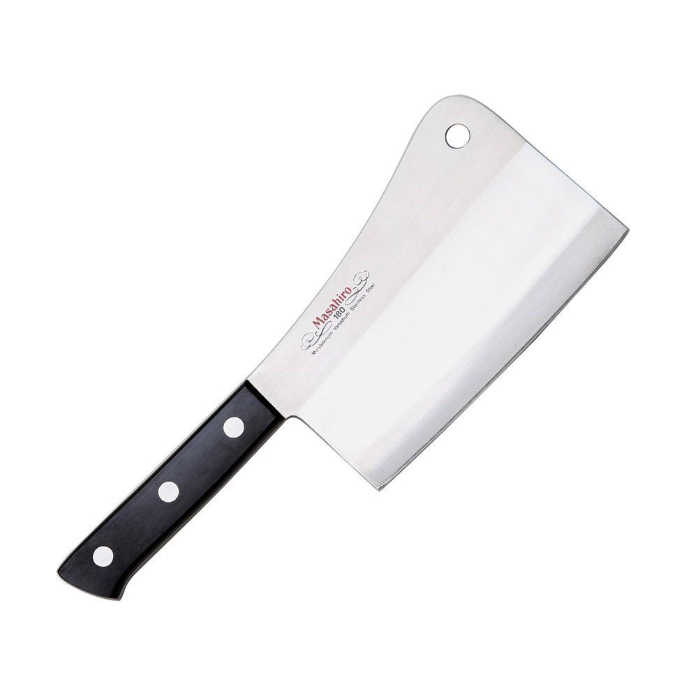 FLEISCHERMESSER Silber 33.1/12.3/33.1 cm 14093 - Silberfarben, Holz (33.1cm) - Masahiro 
