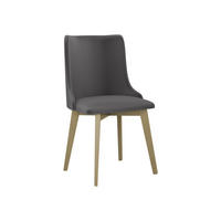 STUHL Monti 5, Holzfarbe: Sonoma - Eichefarben/Dunkelgrau, Holz (48/83/53cm) - MIRJAN24