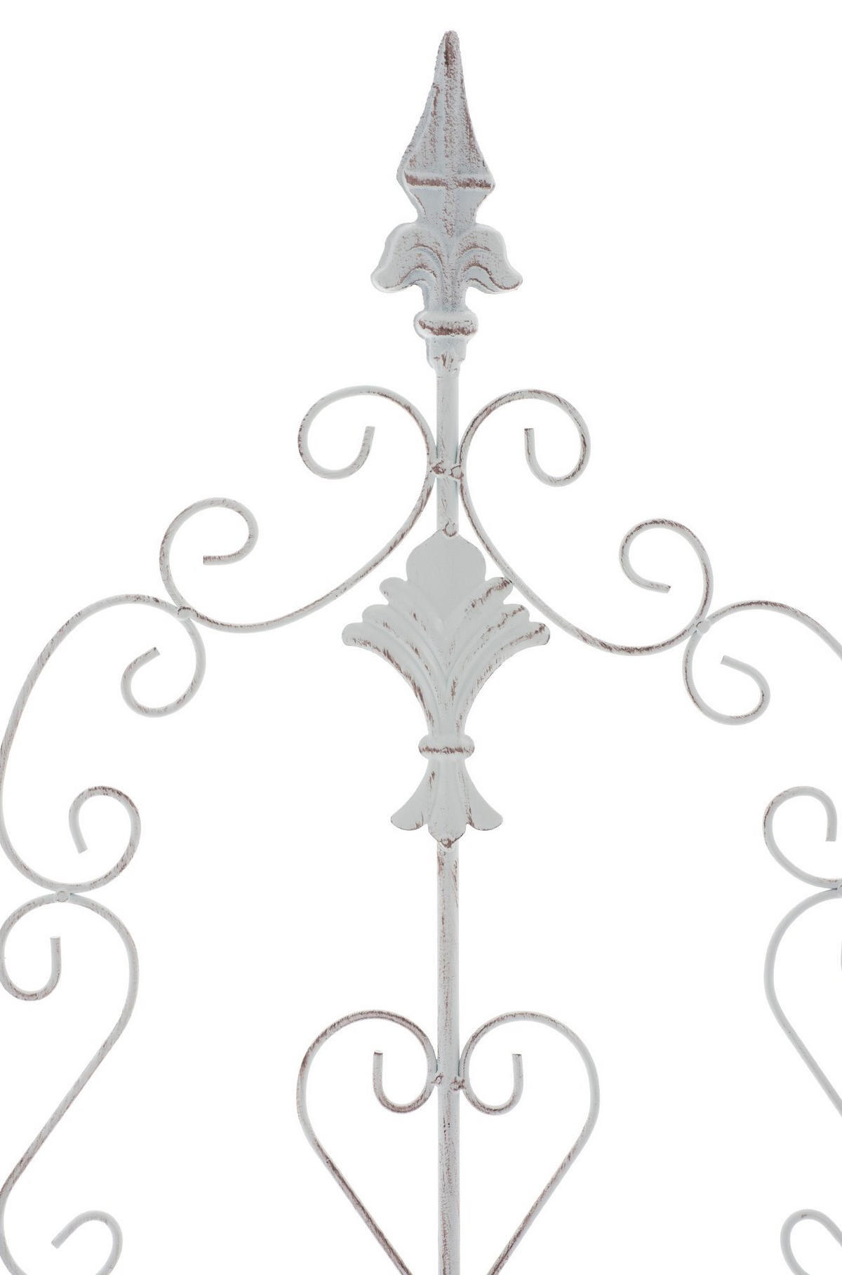 RANKGITTER 2er Set Metall antik weiß - Weiß, Metall (35/122/1cm) - CLP