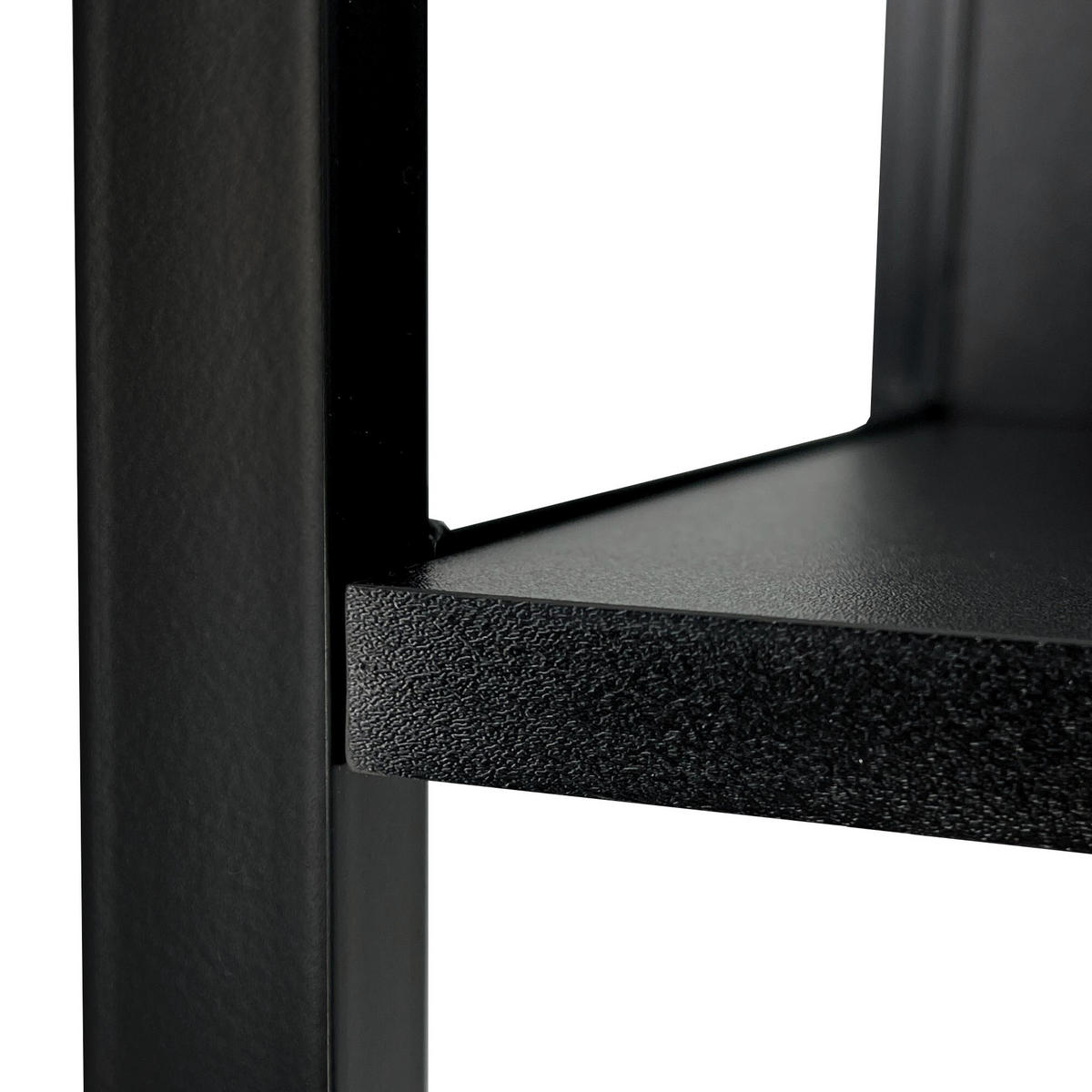 LOFT-REGAL Schwarz 40x192x32 cm - Schwarz, Holzwerkstoff/Metall (40/192/32cm) - Akord