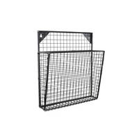 ZEITSCHRIFTENSTÄNDER Wiva Schwarz - Schwarz, Metall (30/33/10cm) - LOFT42