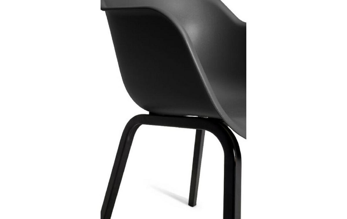 GARTENSTUHL Noa 2er-Set - Schwarz, Kunststoff (57/55cm) - Keter