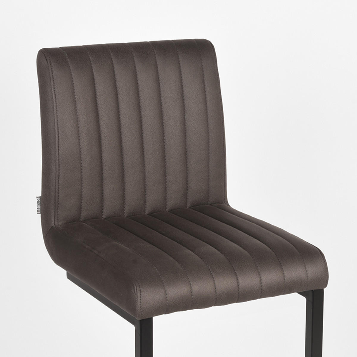 BARHOCKER Milo Grau 53/41/100 cm 2er-Set - Grau, Textil (41/100/53cm) - LABEL51