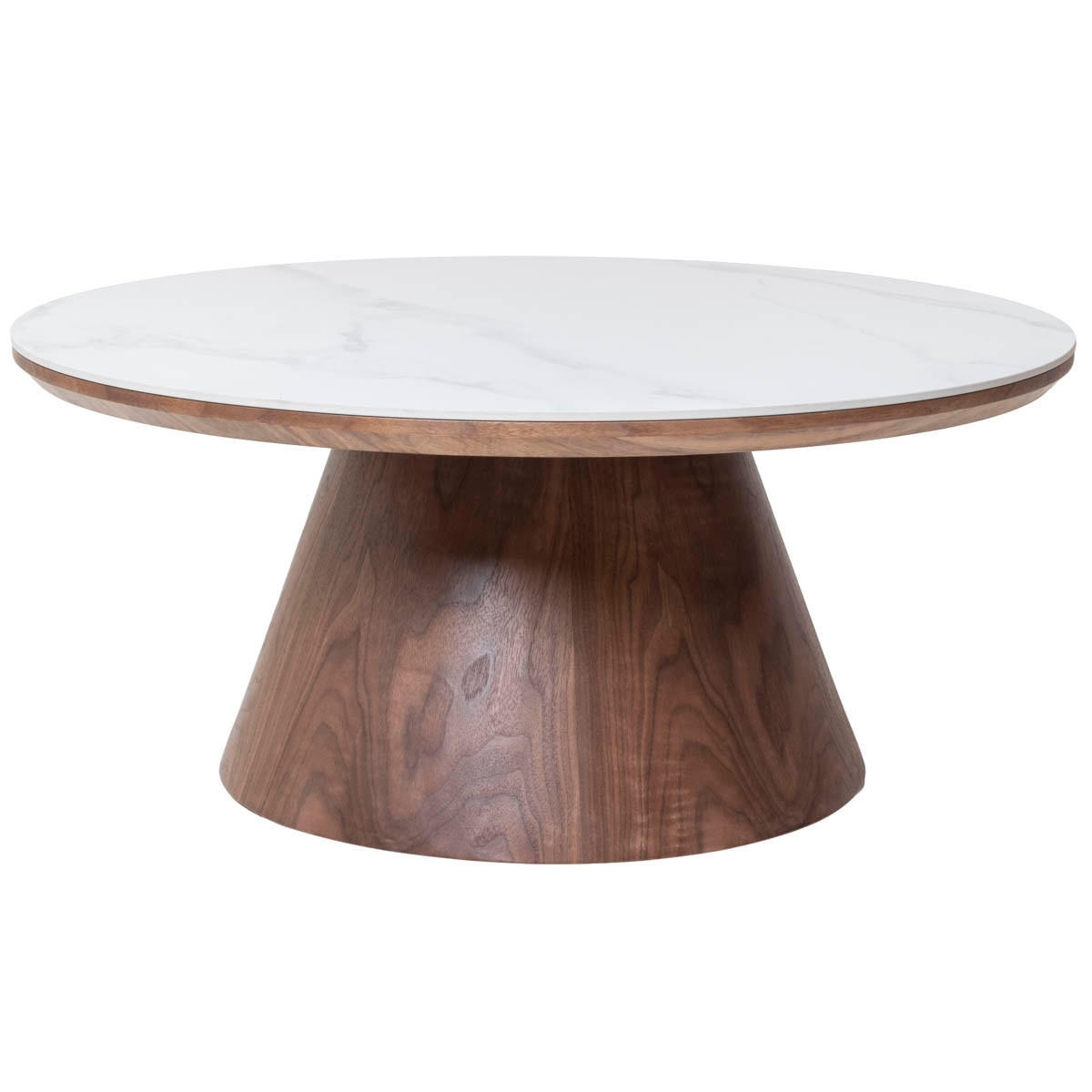 COUCHTISCH aus Keramik 80x80x35cm, dunkelbraun - Dunkelbraun, Holz (80/80/35cm) - Giga Meubel