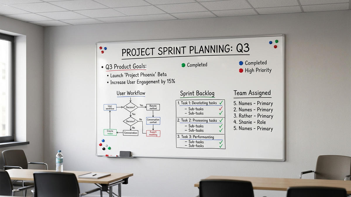 MAGNETISCHES Whiteboard - PREMIUM EXPO Alurahmen 180x120cm - Weiß, Metall (180/120/1.6cm) - ALLboards