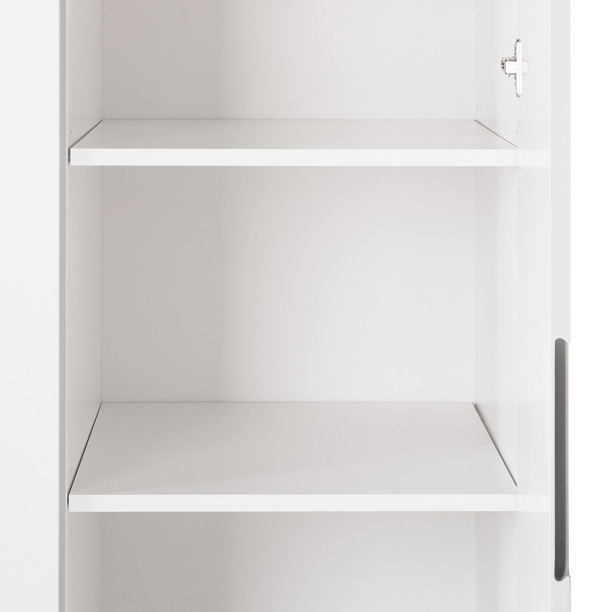 DREHTÜRENSCHRANK - Eichefarben/Weiß, Eichenholz/Holzwerkstoff (154/200/60cm) - home24