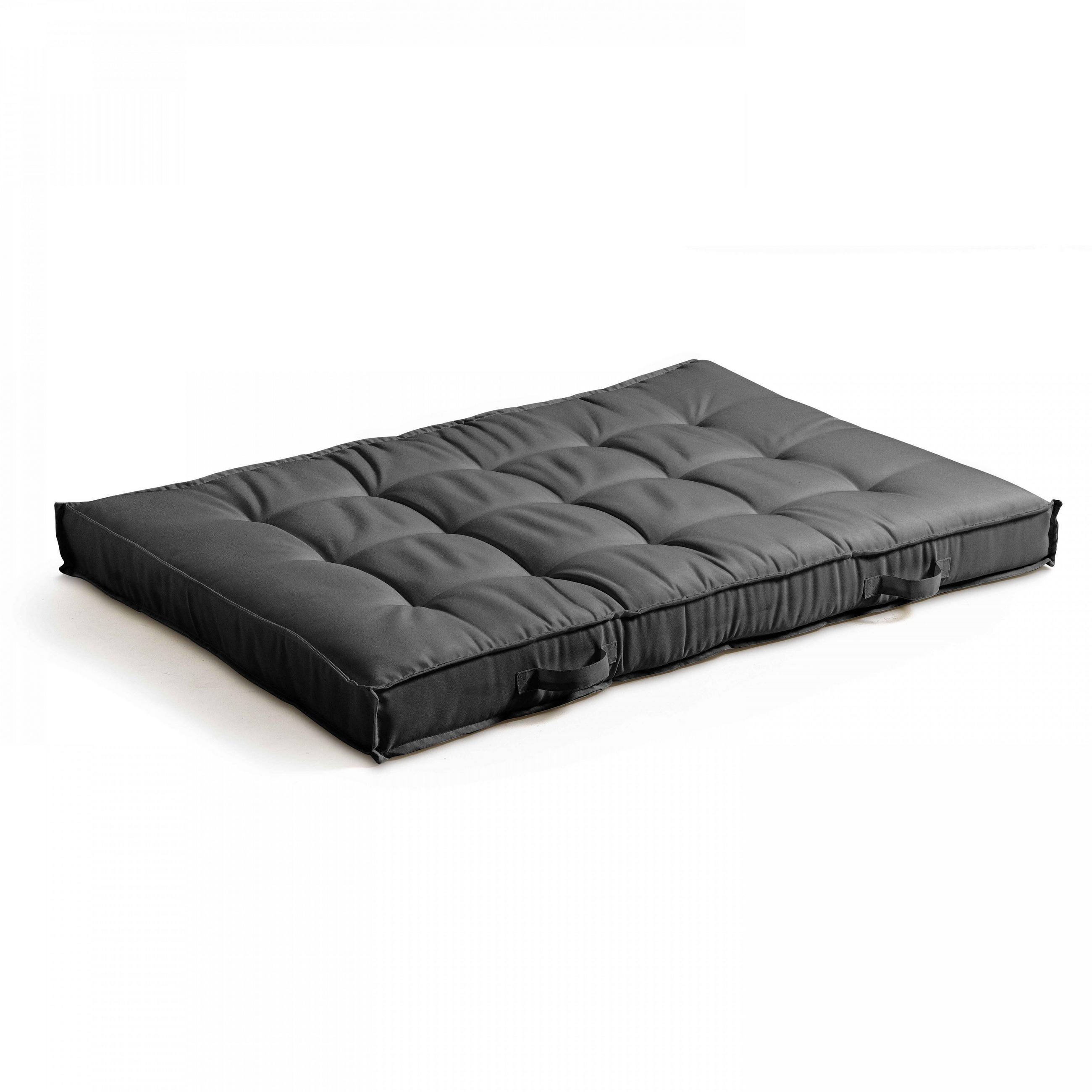 KISSEN, Grau - Grau, Textil (80/12/120cm) - Oviala