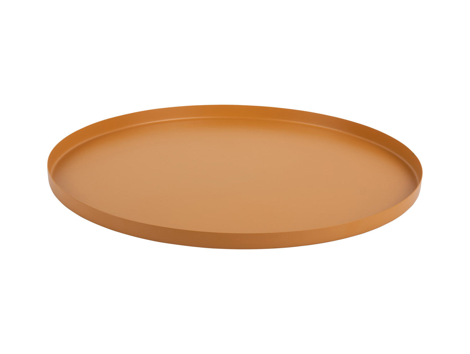 SERVIERTABLETT Servir 35/35/1 cm - Gelb, Metall (35/1/35cm) - Present Time