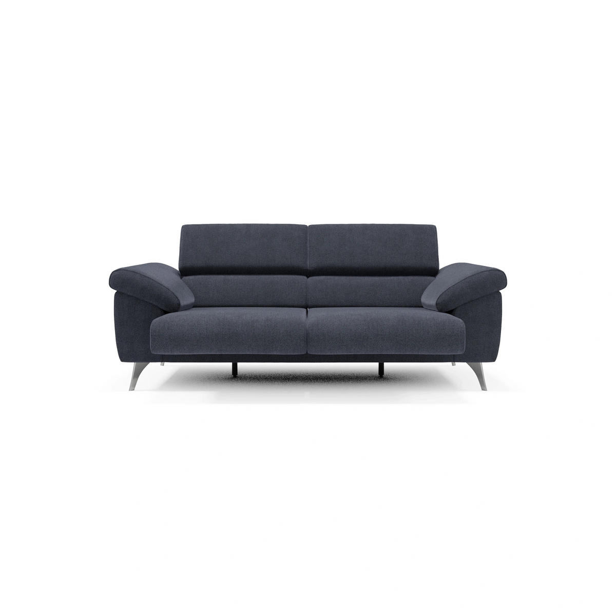 LINEARSOFA Donatello - Blaugrau, Metall (213/76/102cm) - Divani.store