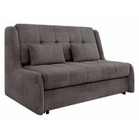 SCHLAFSOFA Viva Elite III - Dunkelbraun/Schwarz, Holz/Metall (146/85/98cm) - MIRJAN24