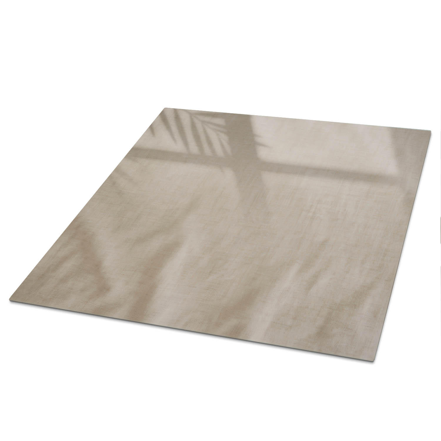 TISCHPLATTE 50x50 cm – Stille Eleganz - Weiß, Glas (0.4/50/50cm) - Wallfluent