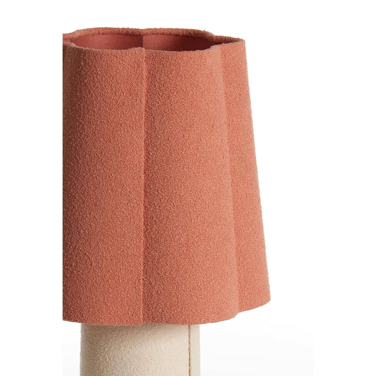 TISCHLAMPE Musaby Rosa 25/25/50 cm - Pink, Textil (25/25/50cm) - Light & Living