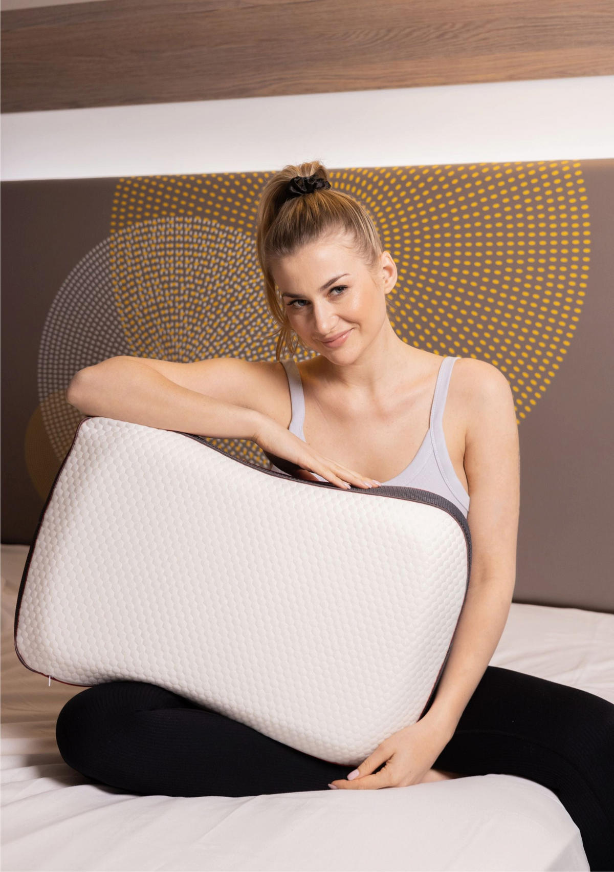 SCHAUMSTOFFKISSEN, RELAX ANATOMISCH 60/40 CM - Weiß, Textil (40/60cm) - INPHYSIO