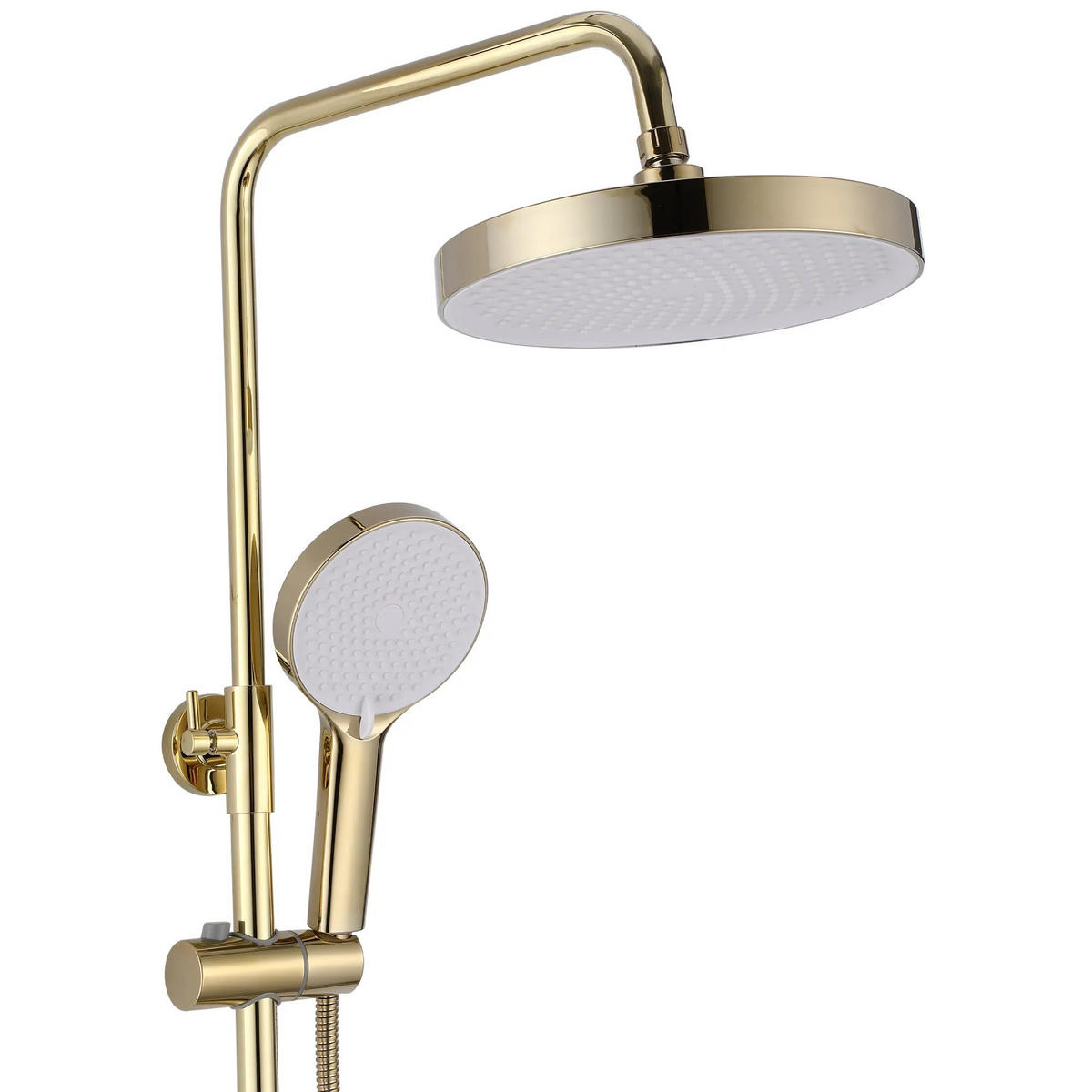 DUSCHGARNITUR Rea Veneta Gold - Goldfarben, Metall (30/136/45cm) - REA