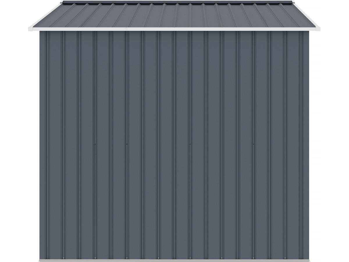 METALL-GARTENHAUS vegas ii Grau - Grau, Metall (277/193/195cm) - Habitat Garten