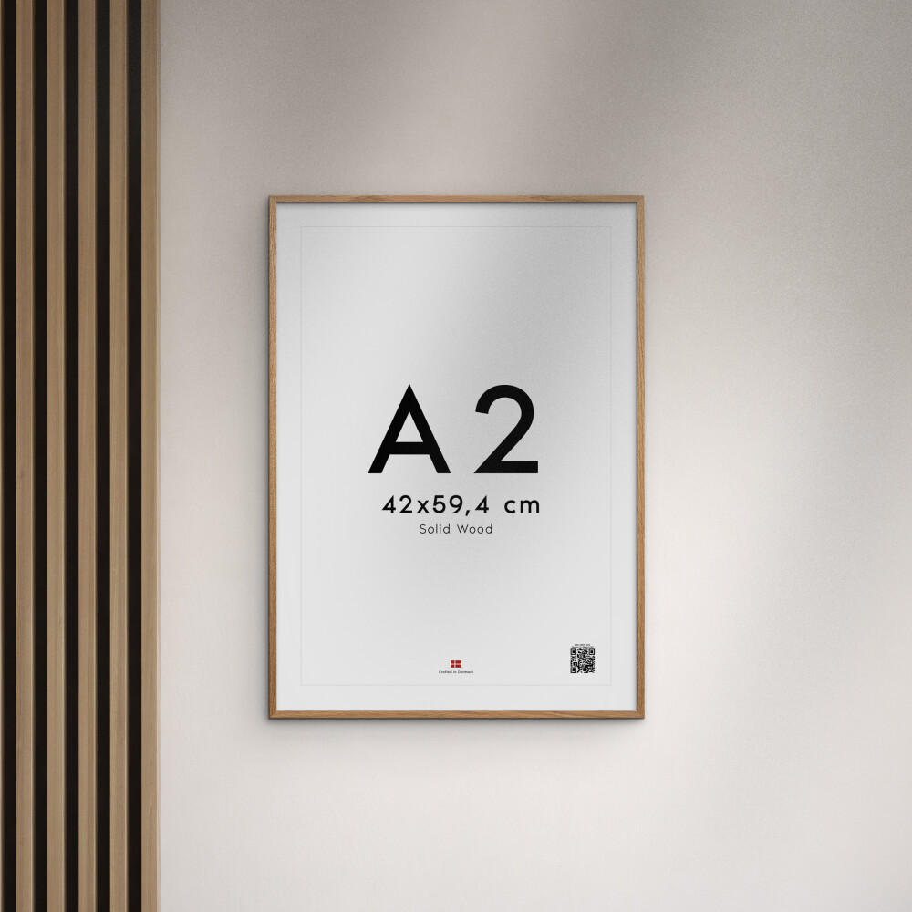 RAHMEN Eichenholz Acryl - Eichefarben, Holz/Papier (42/59.4/2cm) - Poster&Frame
