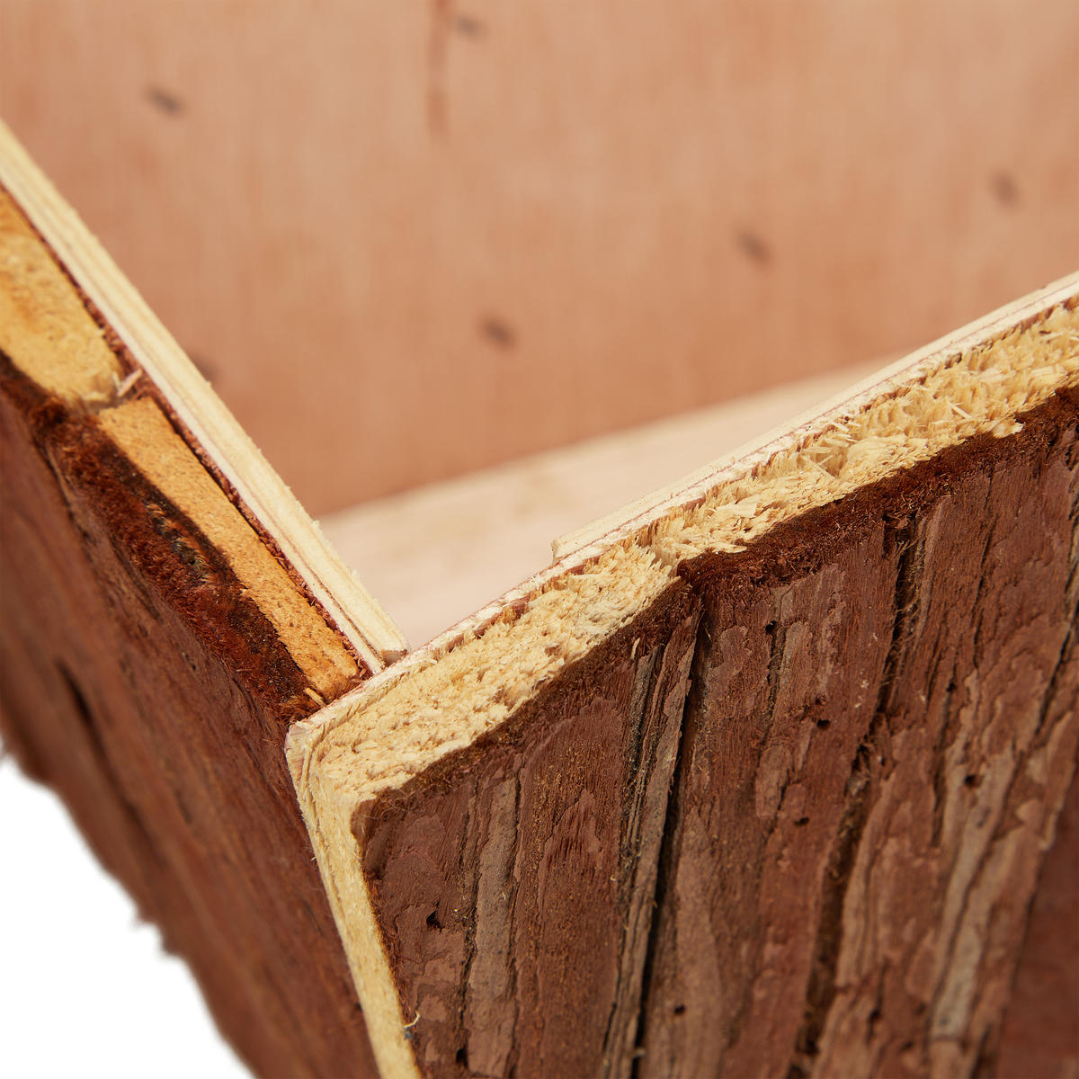 3xHOLZBLUMENKASTEN - Braun, Holz (32/15/23cm) - Relaxdays