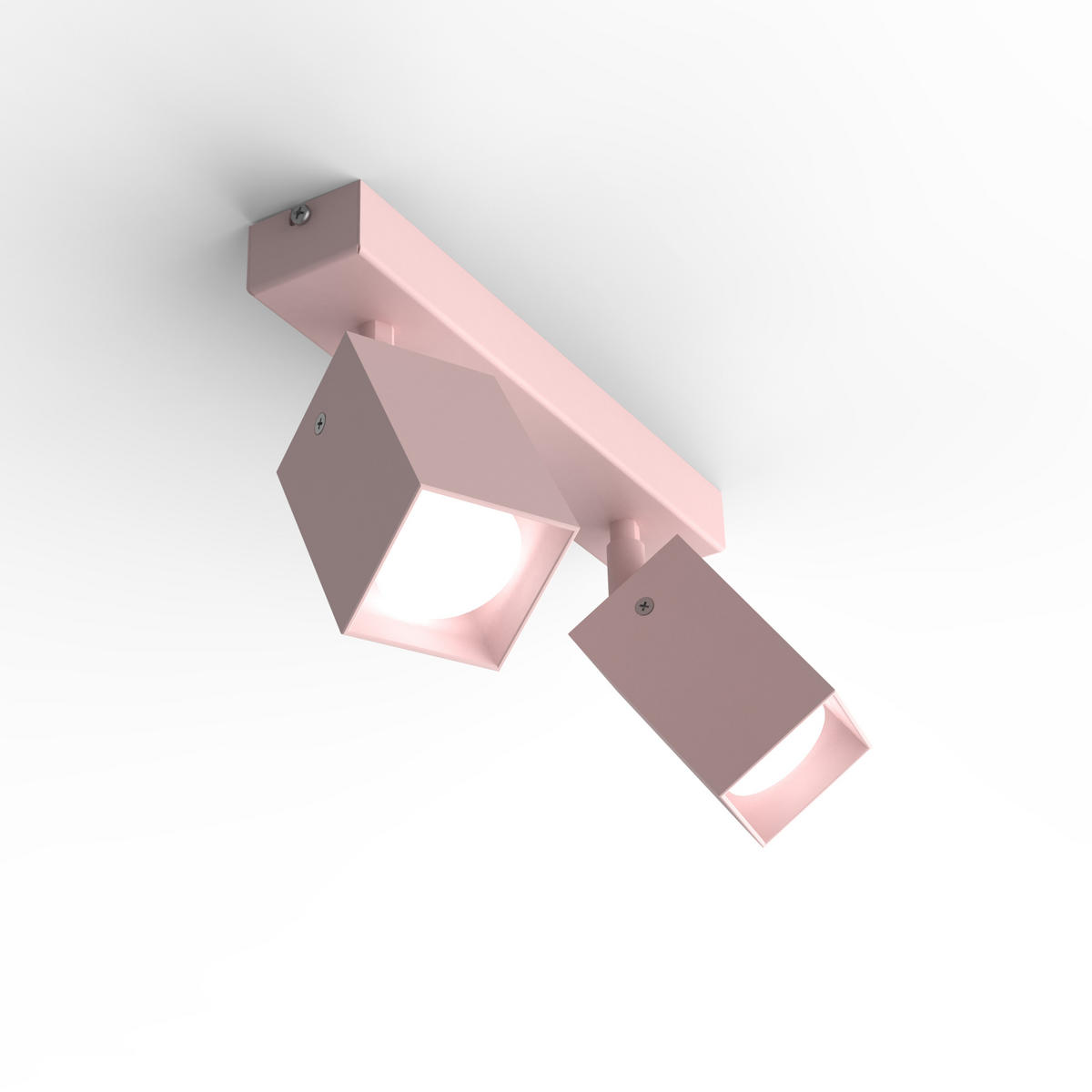 DECKENLEUCHTE - Pink, Metall (6/27/18cm) - Lumicom