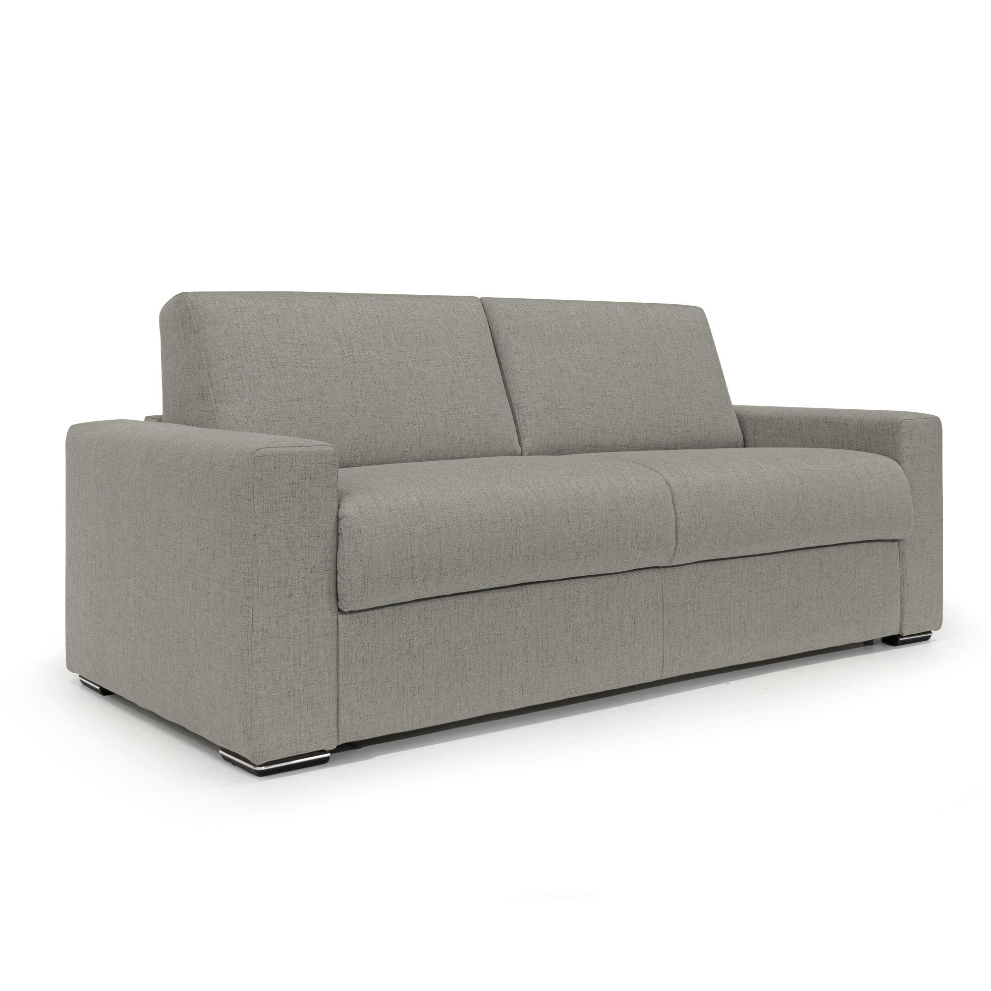 SCHLAFSOFA Nixon - Taupe, Textil (220/93/96cm) - Divani.store