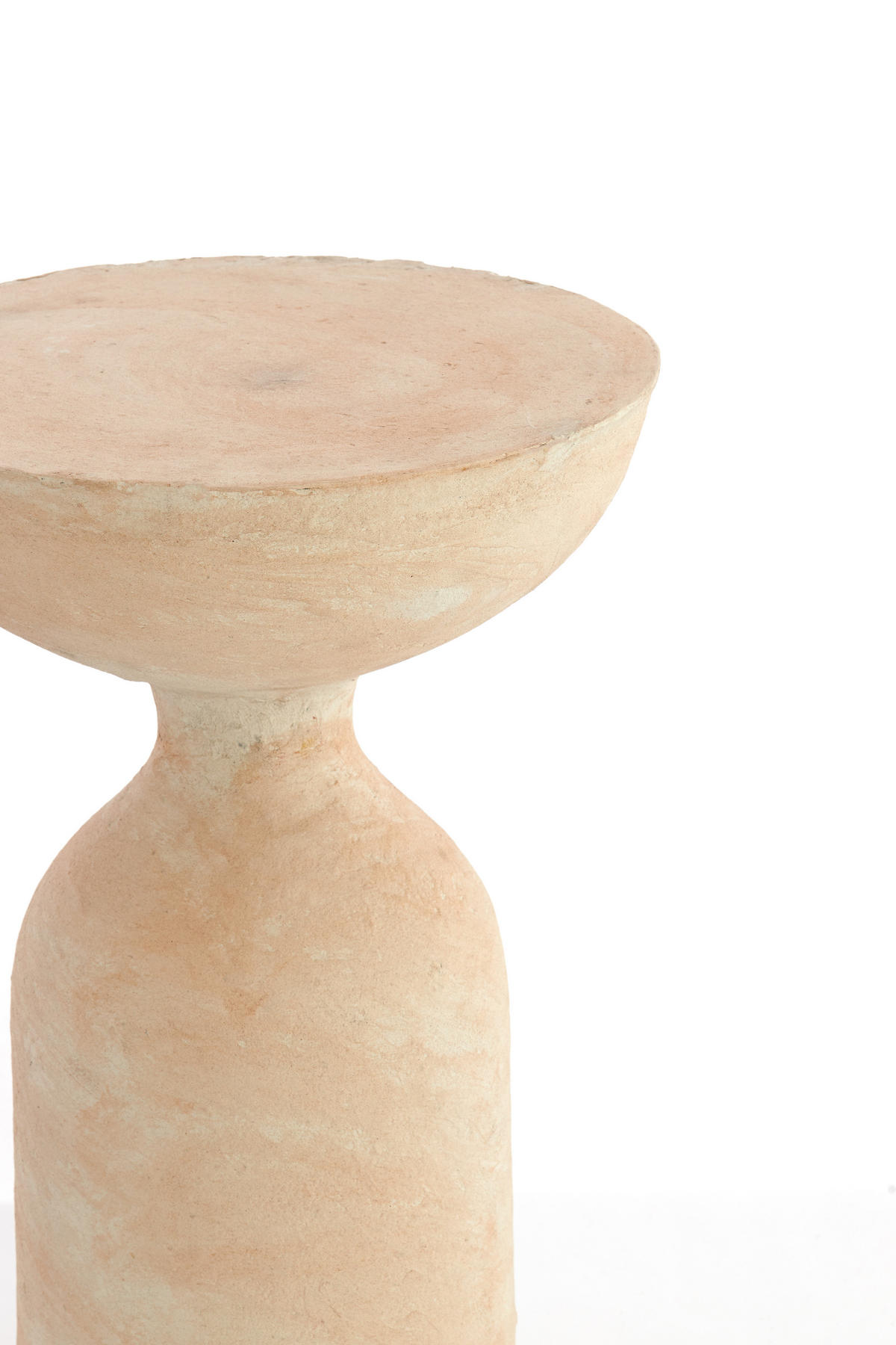 BEISTELLTISCH Murla Weiß 36/36/56 cm - Weiß, Metall (36/36/56cm) - Light & Living