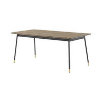 ESSTISCH MAZE Braun 200x100x76 cm - Braun, Holz (100/200/76cm) - FURNLUX