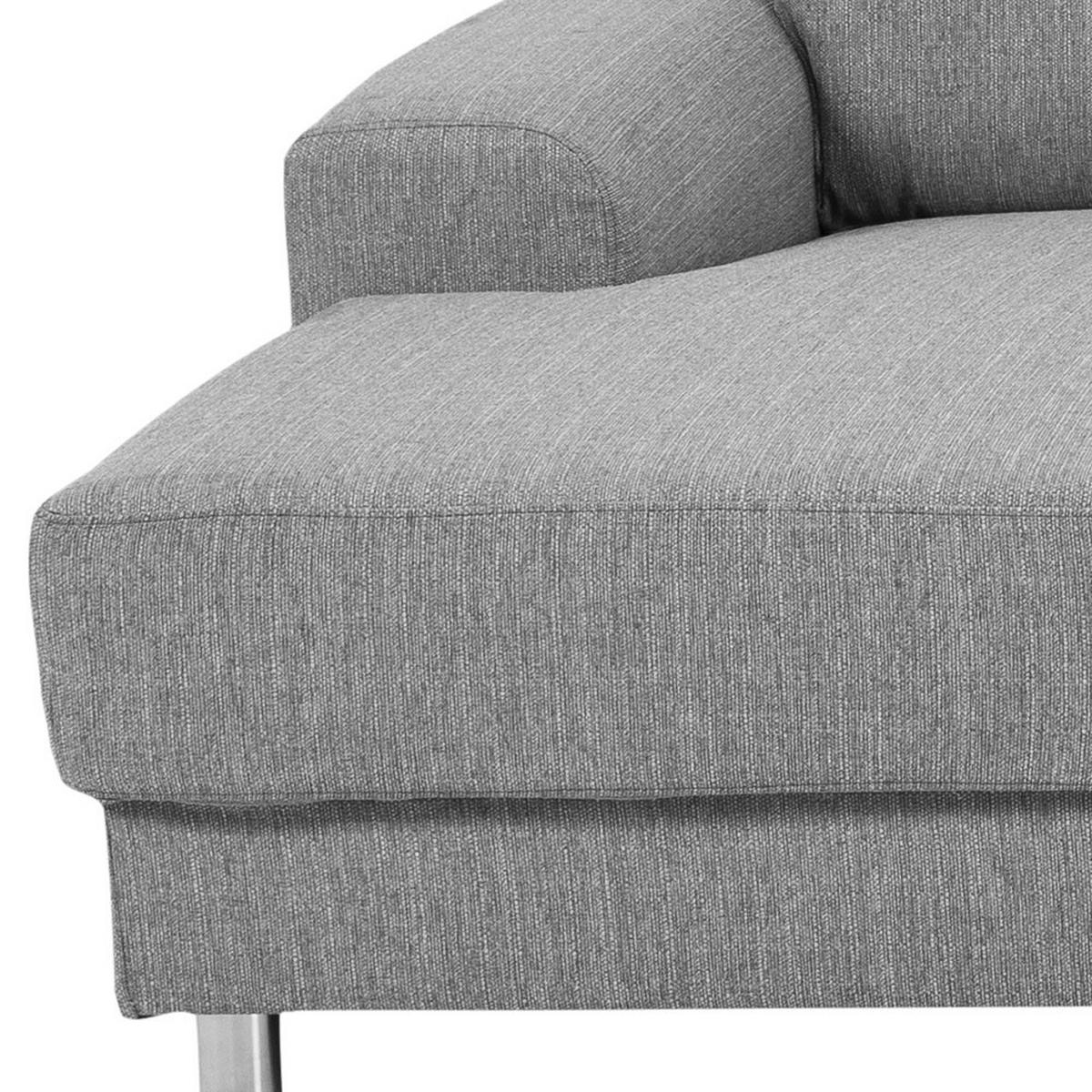 ECKSOFA hellgrau - Grau, Textil (287/221cm) - ebuy24