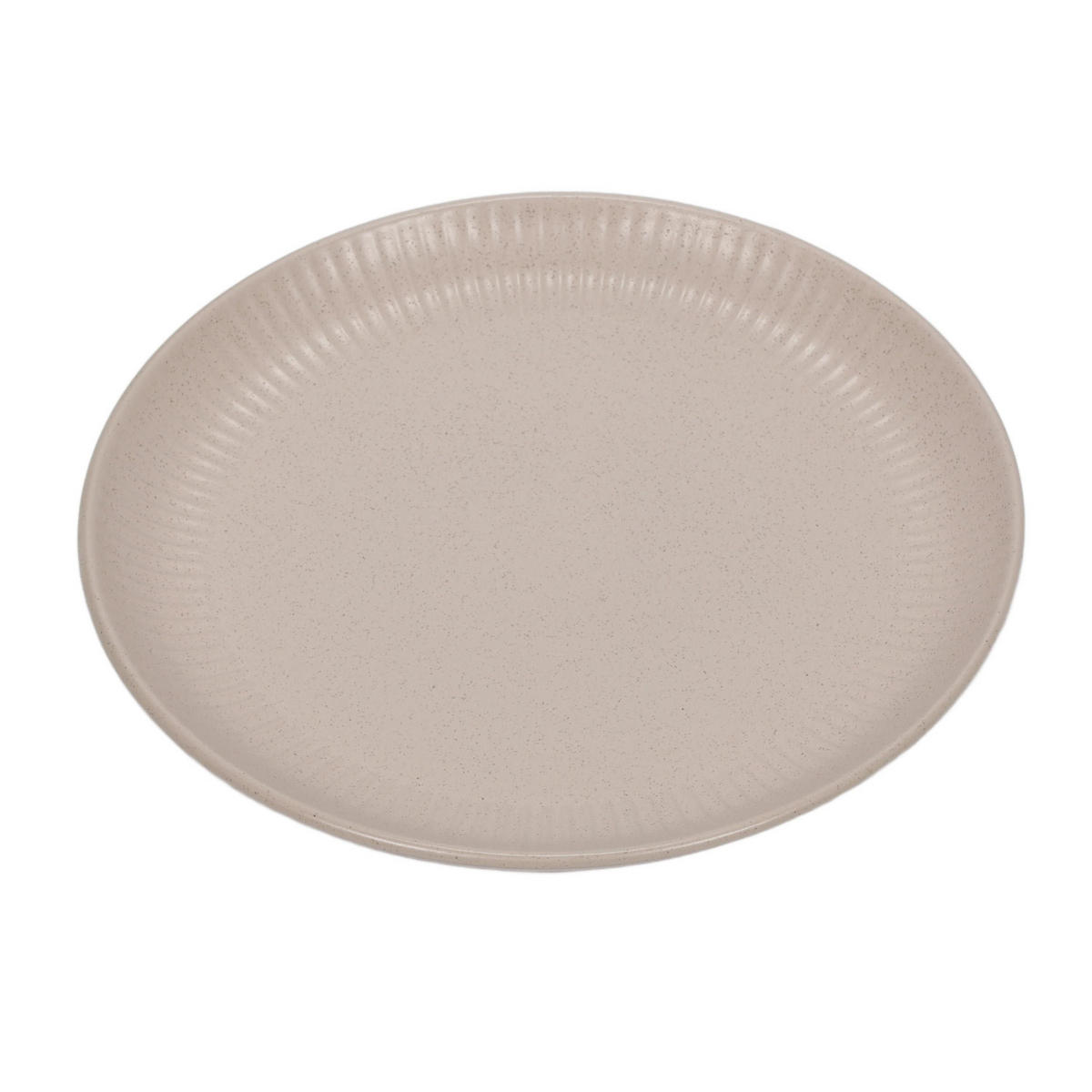 TELLER aus Steinzeug Rosa 22/22/2,1 cm - Rosa, Keramik (22cm) - Siaki