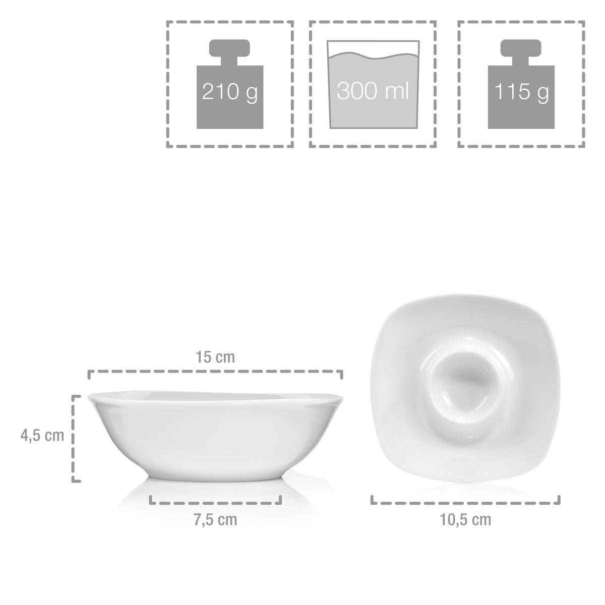 TAFLSERVICE BILGOLA - 30 teilig aus Porzellan - Weiß, Keramik (28.5/30/42cm) - Sänger