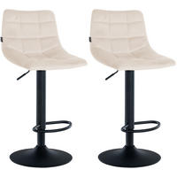 BARHOCKER Jerry 87-108,5x43x46,5 cm Creme - Creme, Textil (43/87/46.5cm) - furnicato