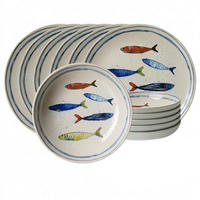 TAFELSERVICE Maro bunt 12er Set - Multicolor, Keramik (2/2/2cm) - Ritzenhoff Breker