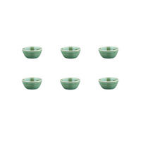 SCHALEN Magma Ø9cm - 6er-Set - Minzgrün - Grün, Keramik (9cm) - Björn
