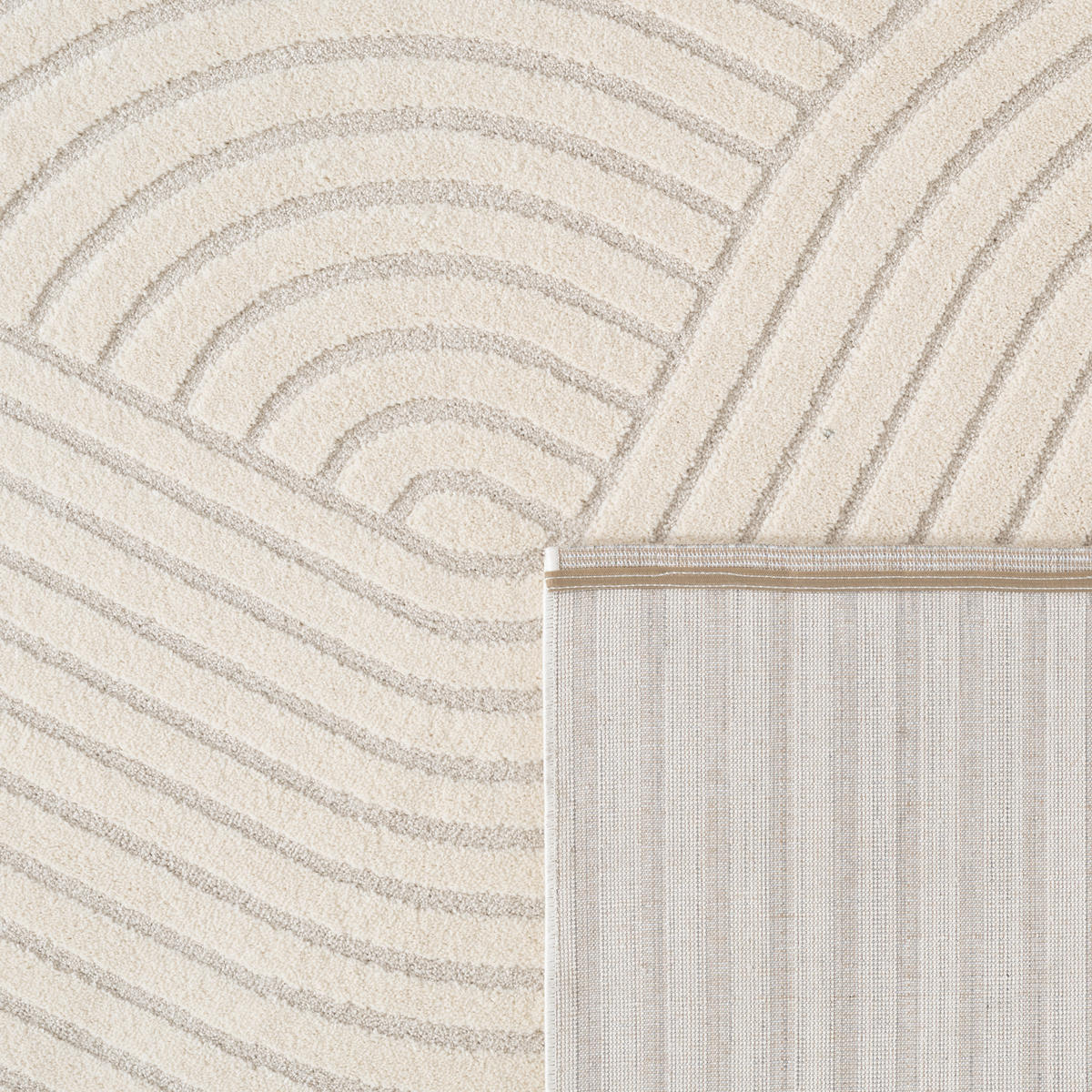 KURZFLORTEPPICH 200/280 cm Aura 701 - Creme, Textil (200/280cm) - Paco Home