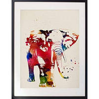 POSTER Elefant A4 Rahmenlos - Klar, Papier (29.7/5/21cm) - Nacnic