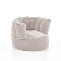 SITZSACK Snuggle Kids in Beige - gemütliches Design - Top Qualität für Ihr Zuhause B/H/T: 75x55x72 cm - Beige, Naturmaterialien (75/55/72cm)