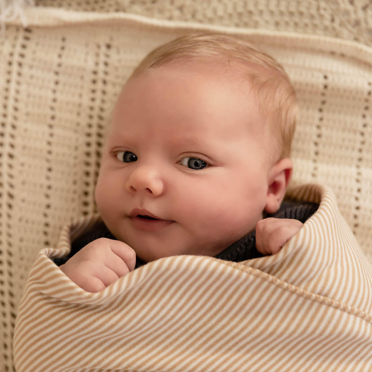 BABYDECKE Pucktuch - Naturfarben, Textil (90/90cm) - Hoppediz