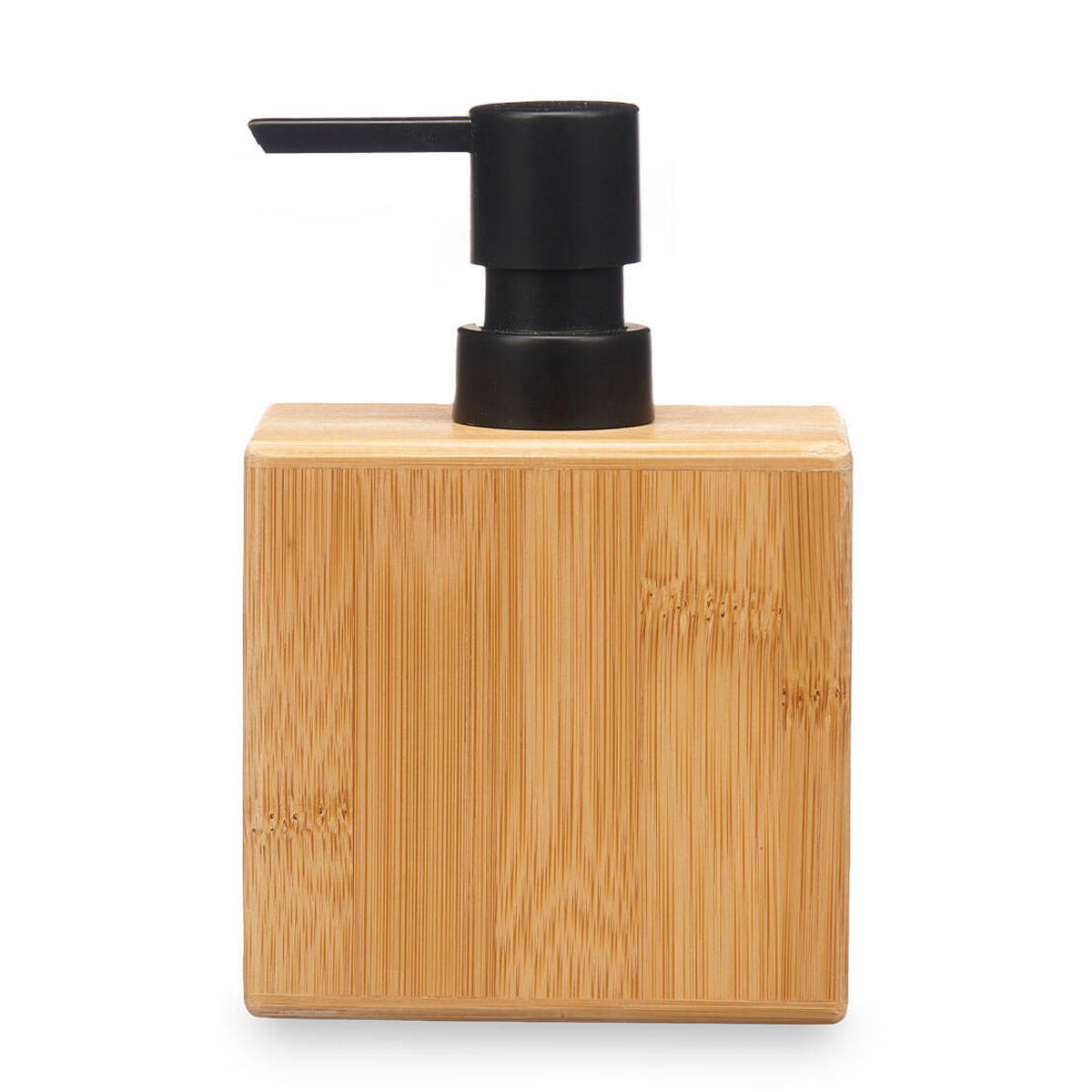 SEIFENSPENDER Bambus Quadratisch 5,8/9,7/15 cm - Braun, Naturmaterialien (5.8/15/9.7cm) - Berilo