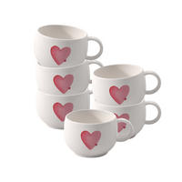 ESPRESSOTASSEN With Love weiß 60 ml 6er Set - Weiß, Keramik (0.06L) - like.Villeroy & Boch